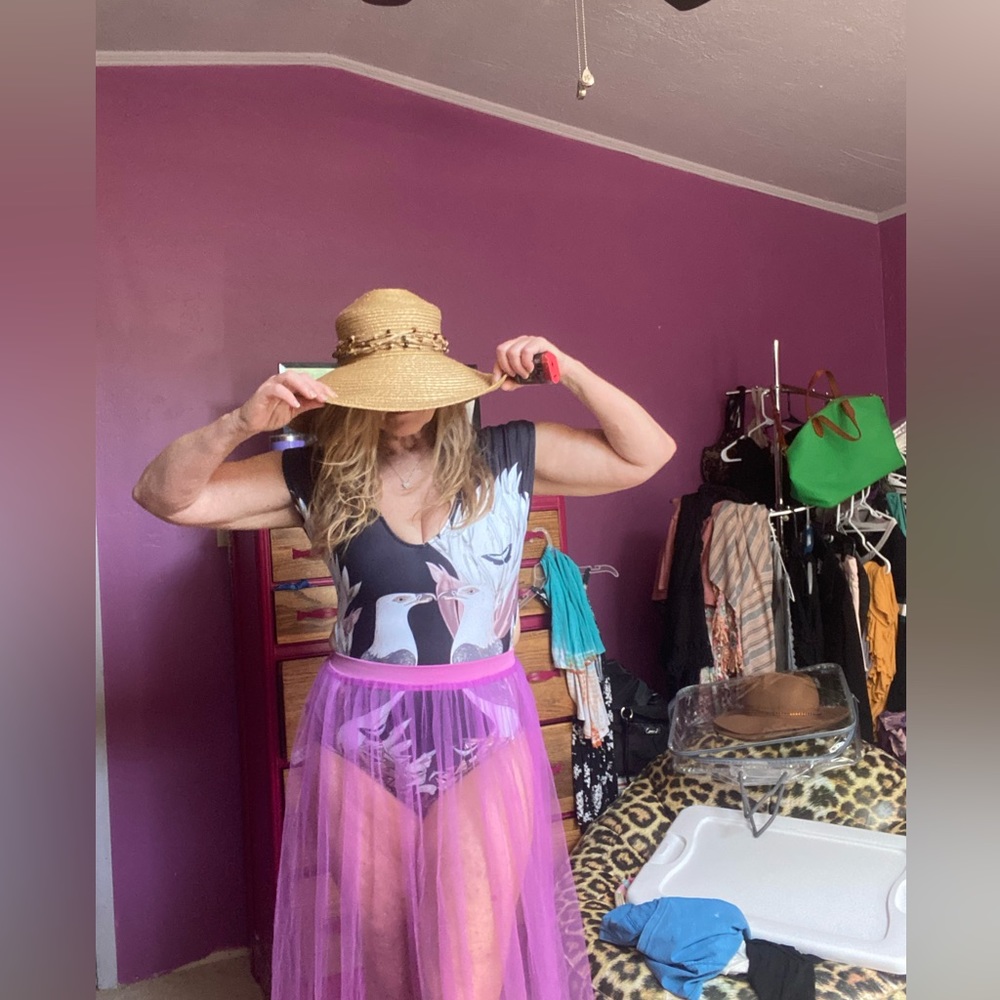 Pre-Summer SALE ELAINEβs Exotic:Kissing Love Birds Butterfly Garden Swimsuit - Picture 7 of 17